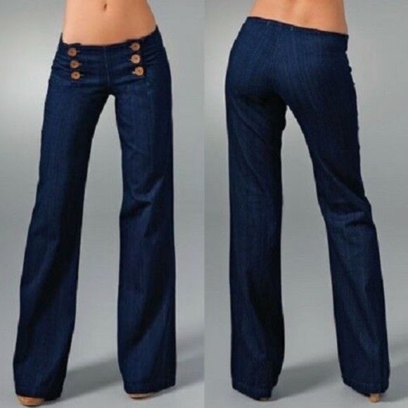J Brand Denim - J BRAND DENIM JEANS - WIDE LEG SAILOR FRONT